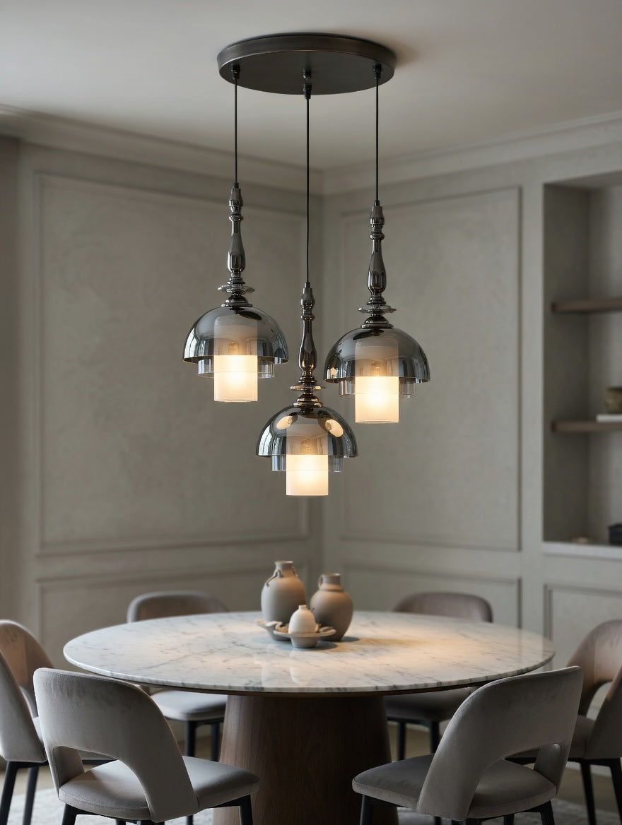 Mystic Opera(Glass, Smoke) Hanging Light