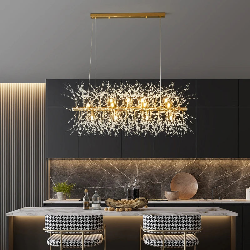 Reach The Stars (Gold) Chandelier