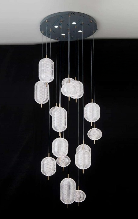 Meshthetics White Chandelier