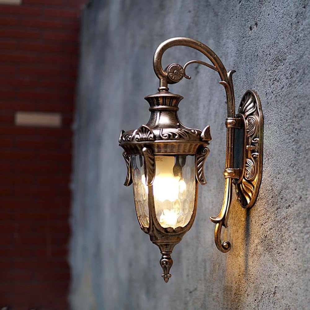 Antique Brushed Outdoor Wall Light