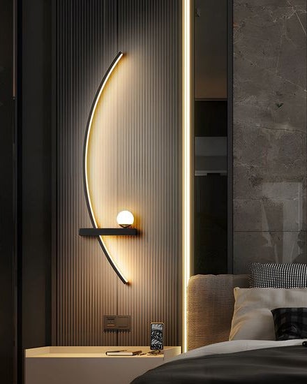Curve Strip LED Wall Light - Right