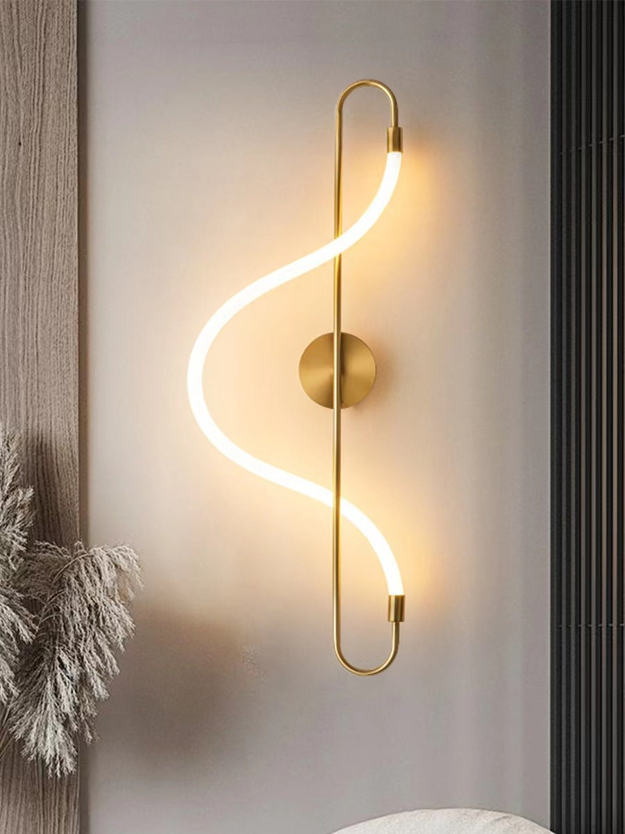 Swivelly Fixed Glow Tube Light: Acrylic Long Tube Wall Light