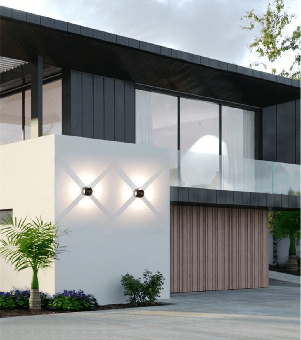 Spherical Facade LED Wall Light