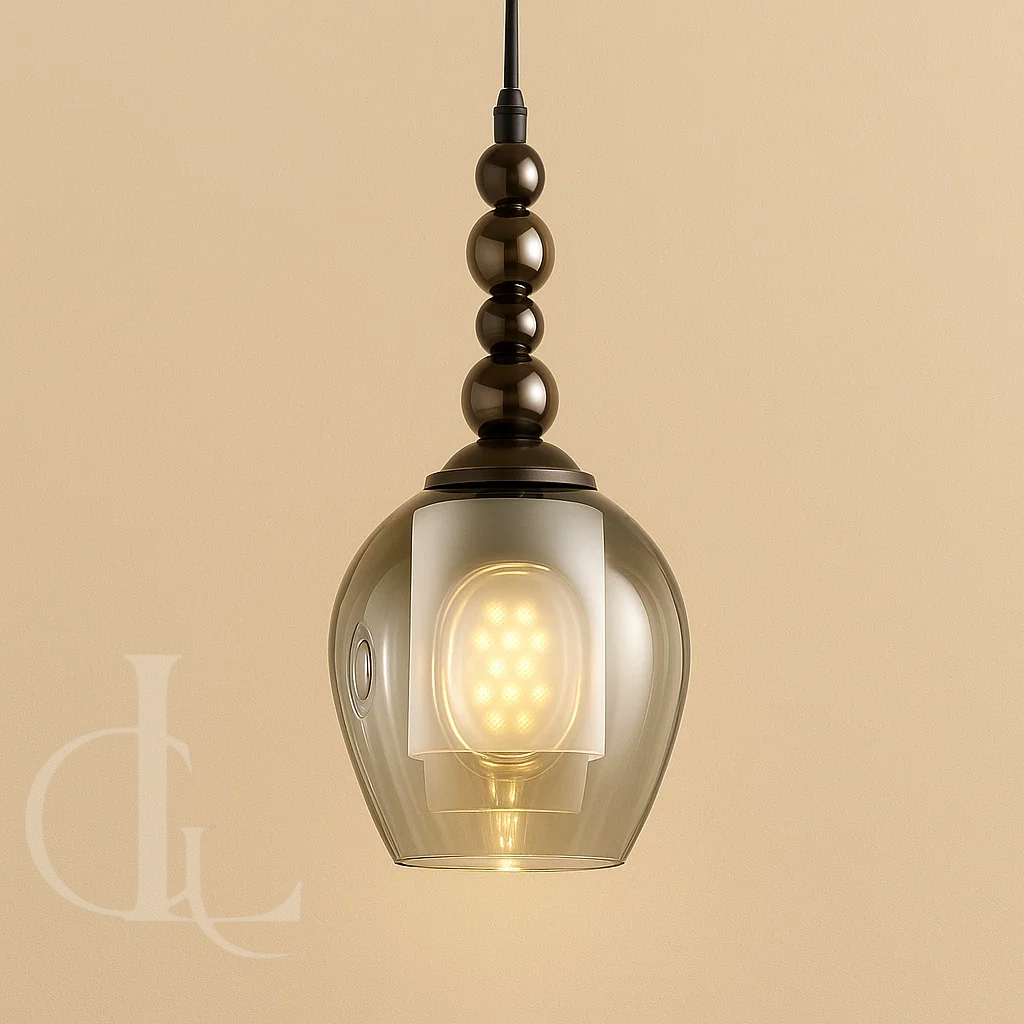 Crystal Glass Antique Vintage Pendant light