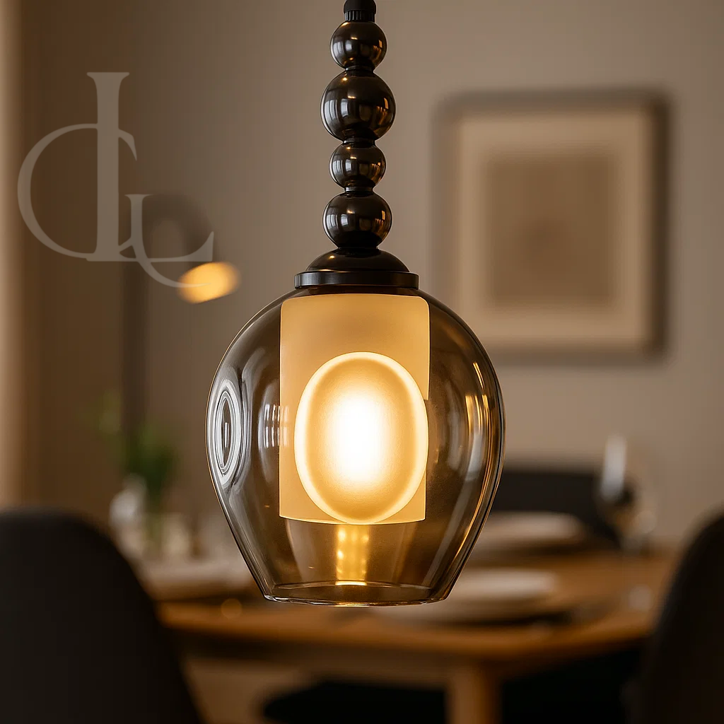 Crystal Glass Antique Vintage Pendant light