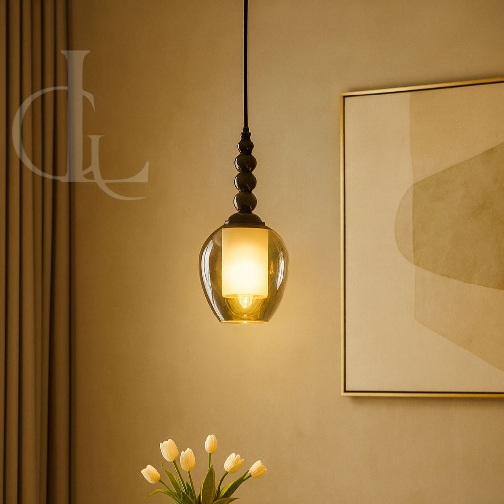 Crystal Glass Antique Vintage Pendant light