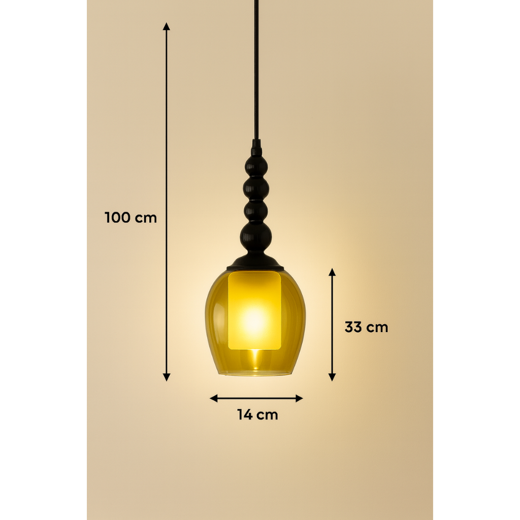 Crystal Glass Antique Vintage Pendant light