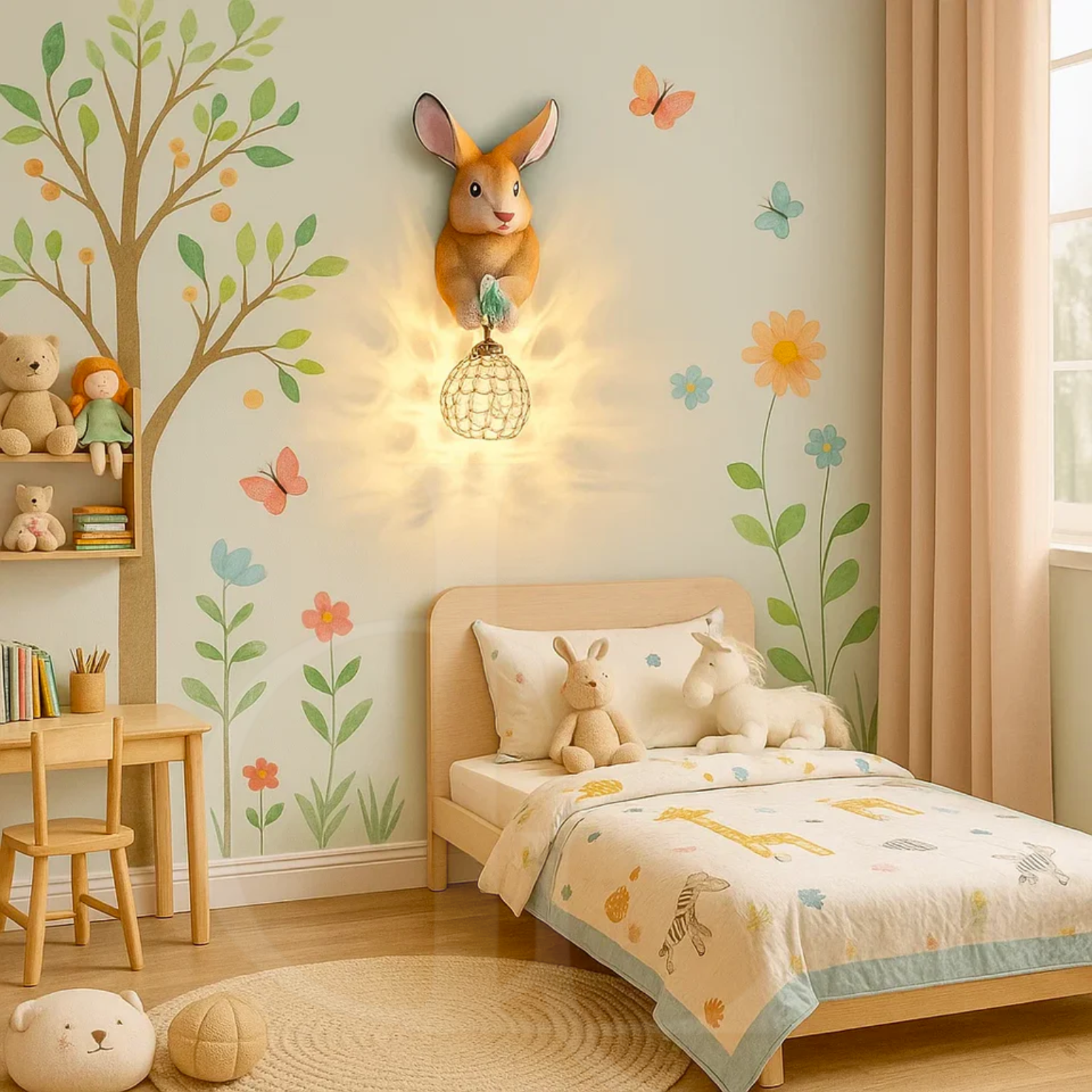 Contemporary Wall Sconces Light Of Mouse Face