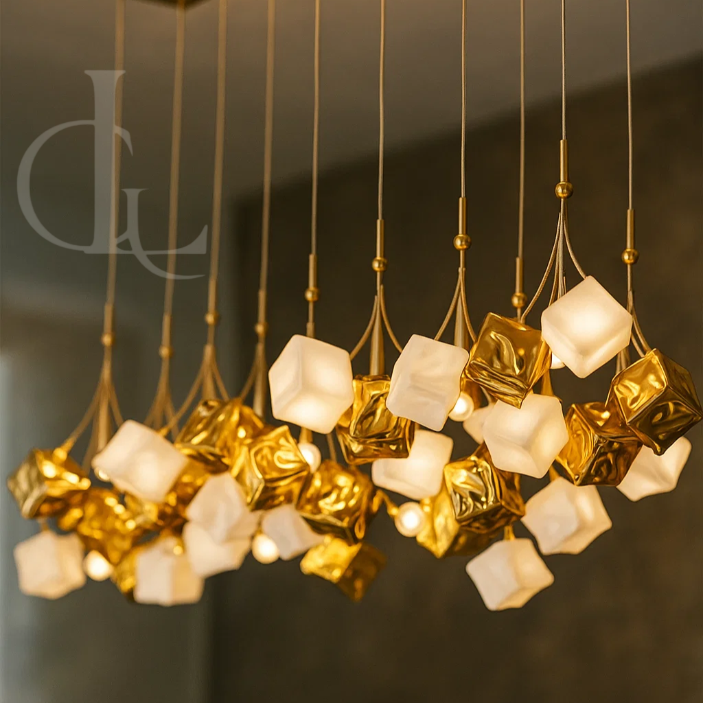 Rowley Designer Linear Chandelier Large