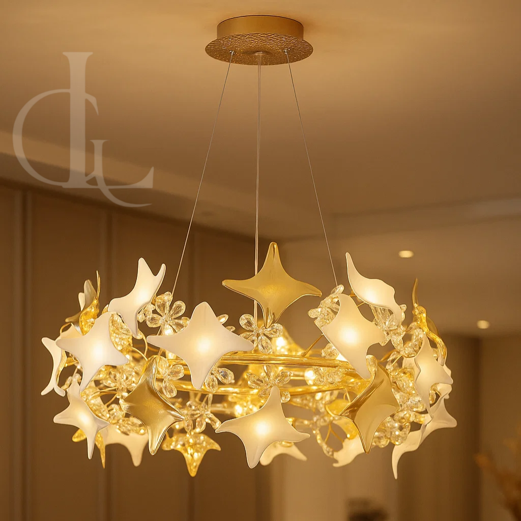 Gold Chandelier