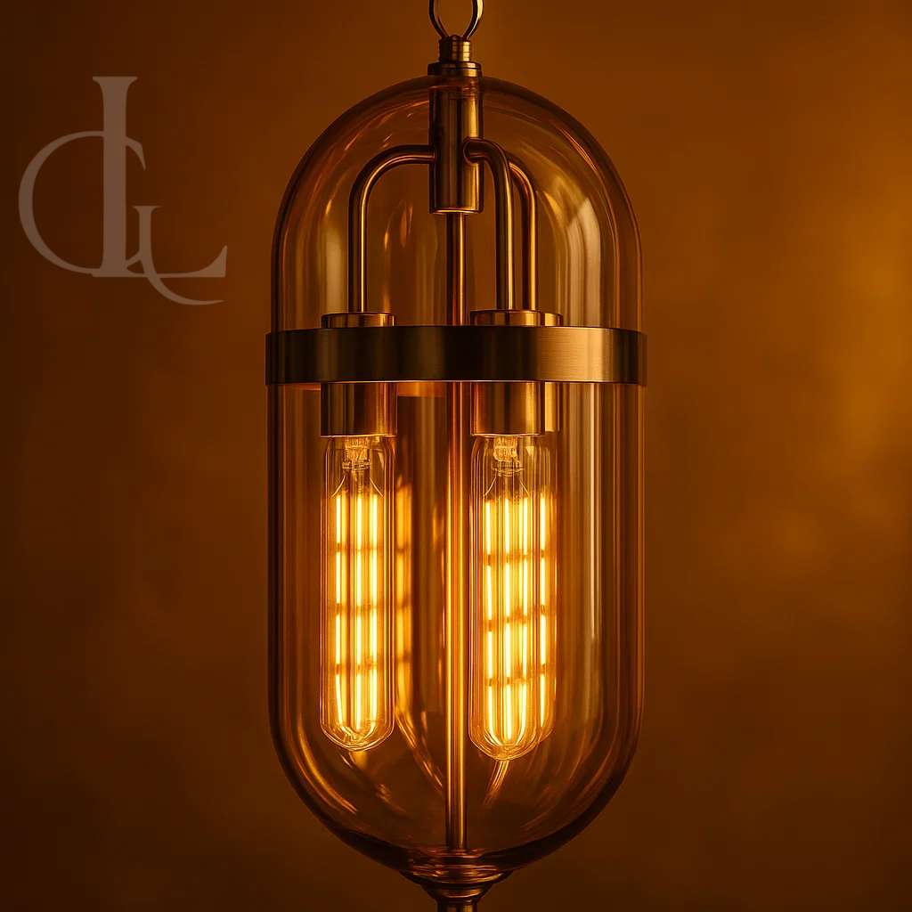Gravity Amber Pendant Light