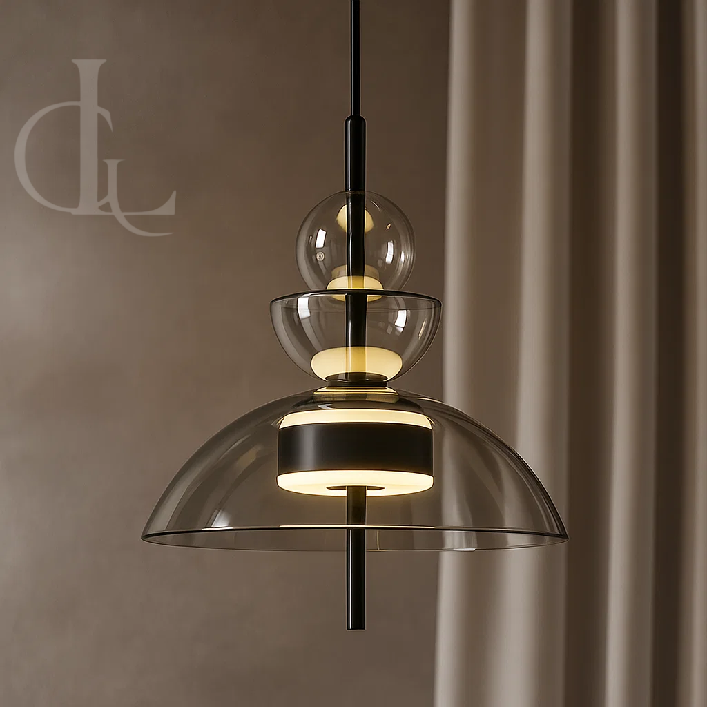 Modern Single Metal Pendant Light