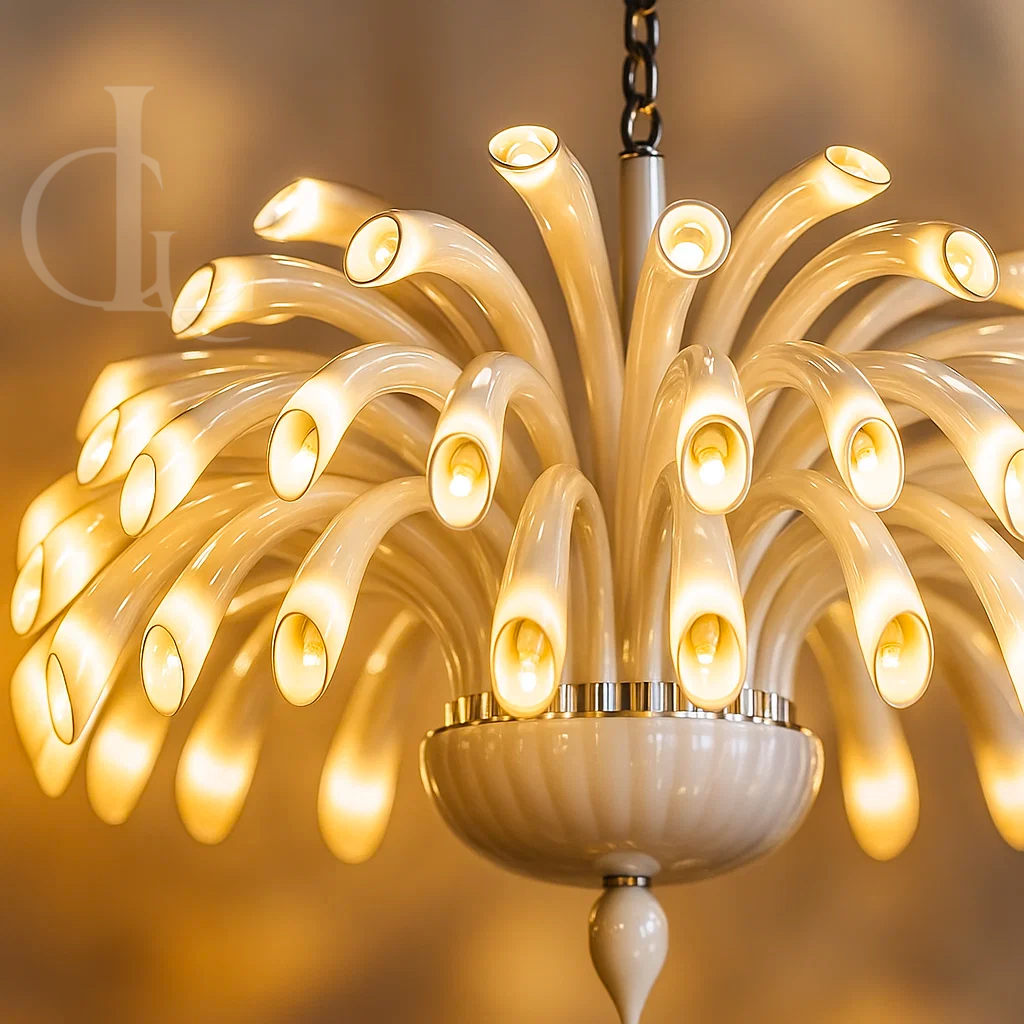 Glass Designer Hanging Chandelier