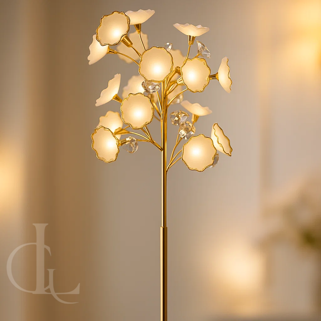 Golden Floor Lamp