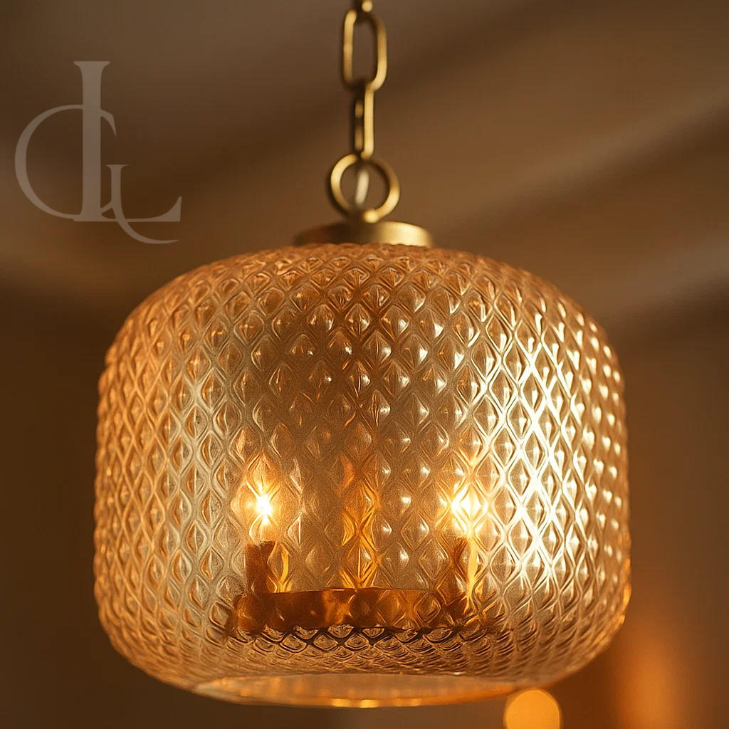 Brillara (Amber,Glass) Hanging Light
