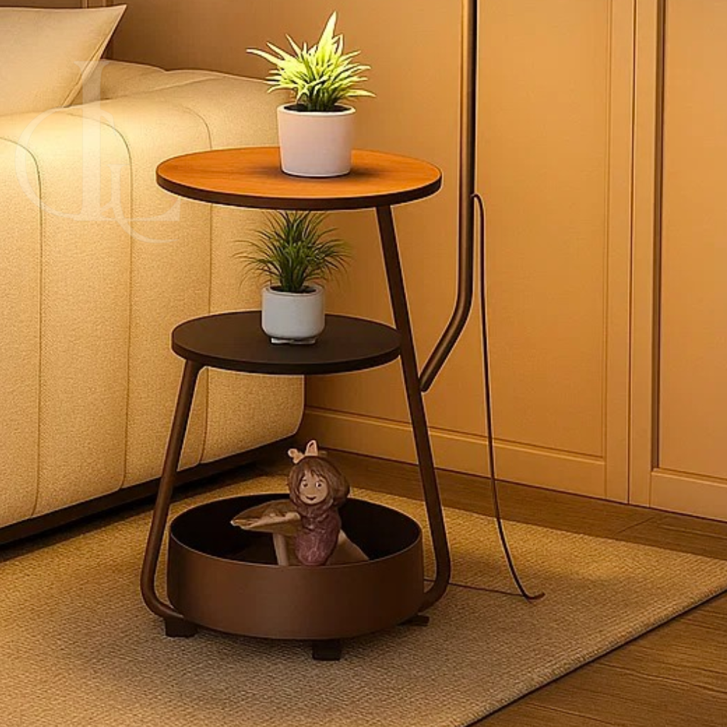 Vintage Glass Style Floor Lamp