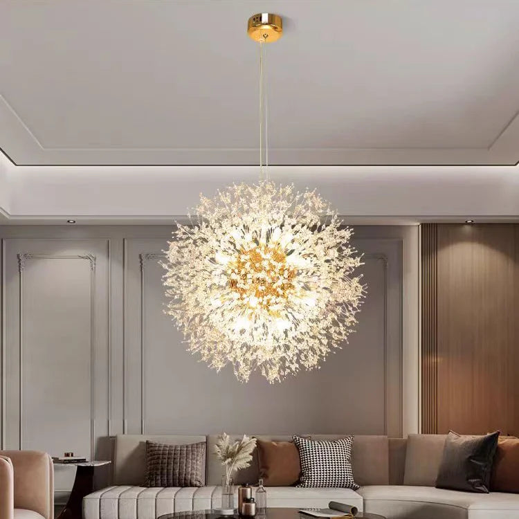 Reach the Stars (Spherical Golden) Chandelier 20 Inches Dia Hanging Light