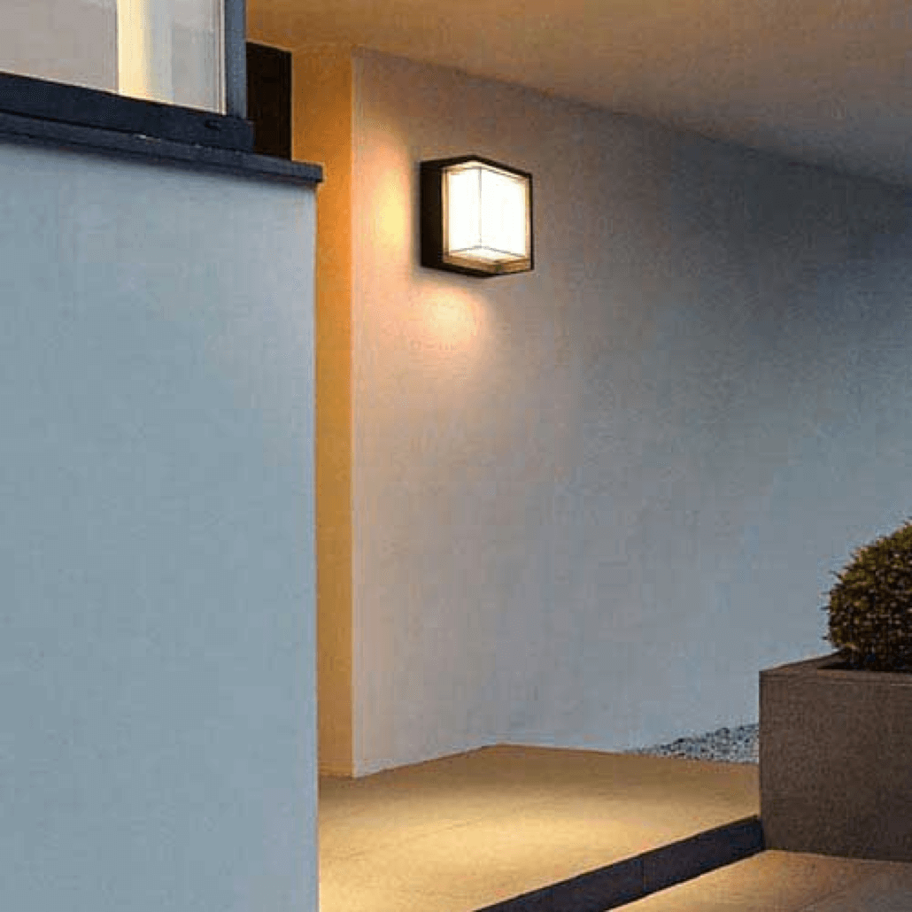 Cedemos Square LED Facade Wall Light