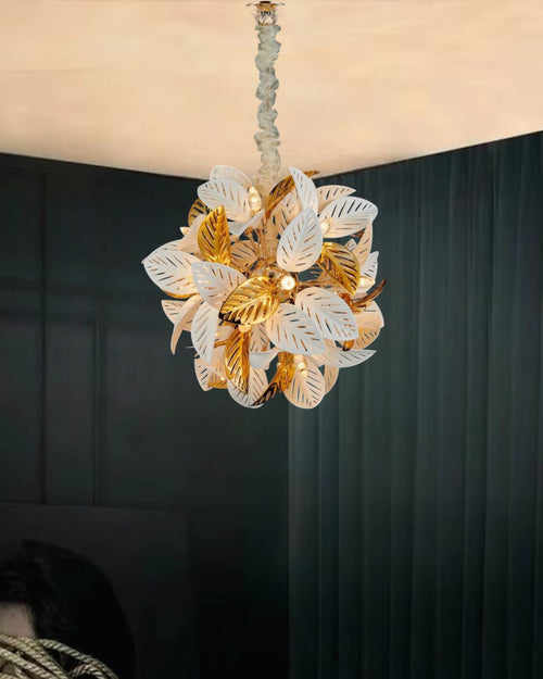 Leaf Cluster Chandelier - 18 Bulbs