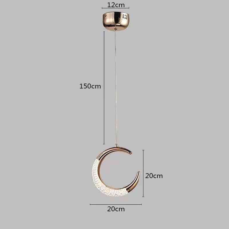 Half Moon Modern Pendant Light