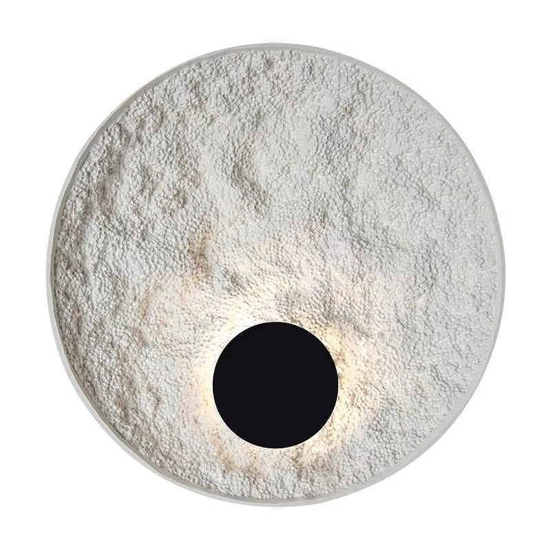 Loft Resin Art Circle Wall Light