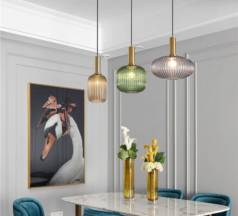 Led Glass Pendant Light – Glimmora by Grover Lights