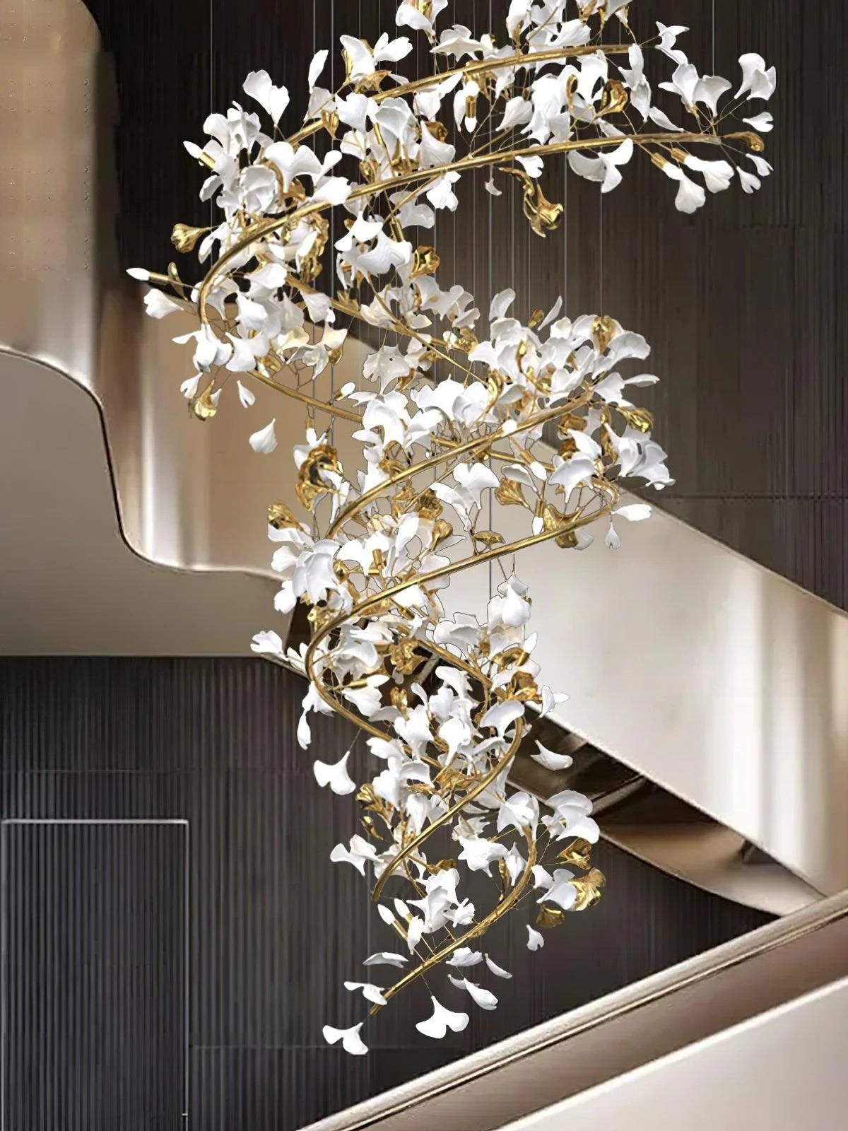 Kew Tree Companion Chandelier (Completely Ceramic)