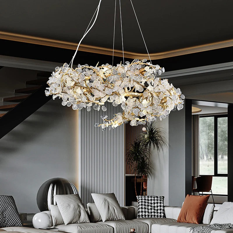 Crystal Circlet Chandelier