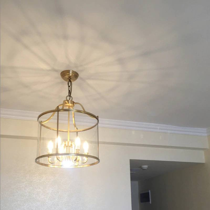 Antique Charm Brass Glow Chandelier