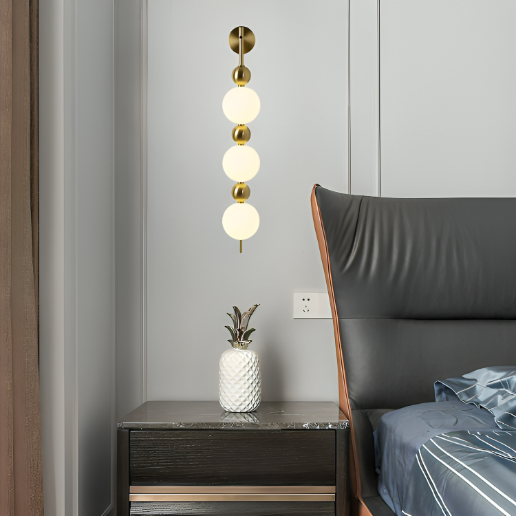 Nordic Minimalist Gourd String LED Wall Light