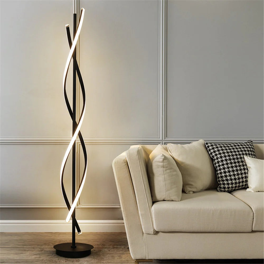 Standing Curvy Floor  Lamp