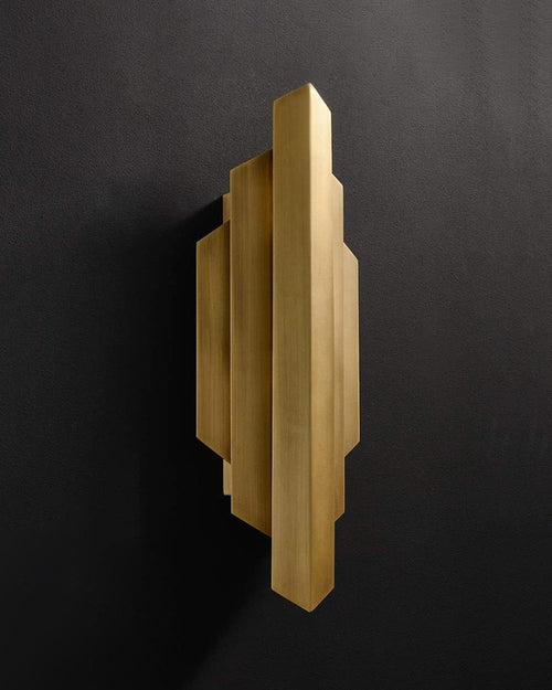 Postmodern Golden Wall Light