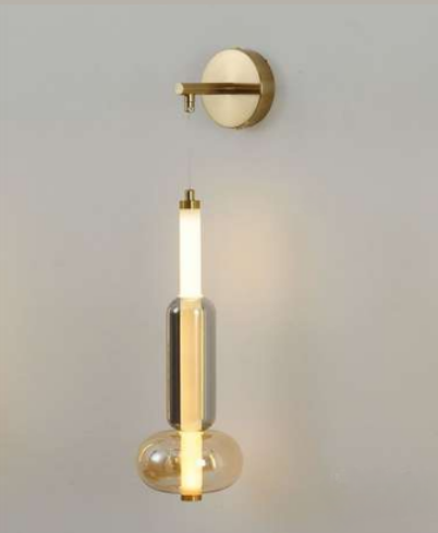 Modern Minimalist Adjustable Style Glass Wall Light