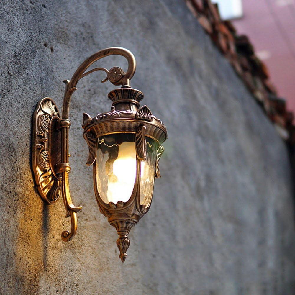 Antique Brushed Outdoor Wall Light