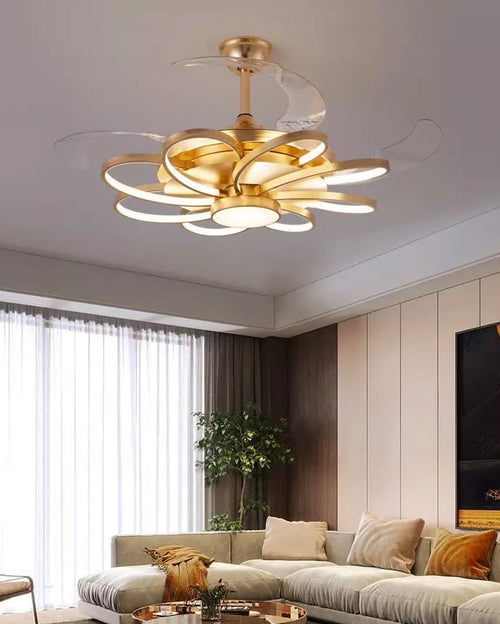 Whisper Arc Curv Strip Retractable Ceiling Fan