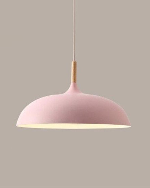 Industrial Hanging Pendant Light - Pink