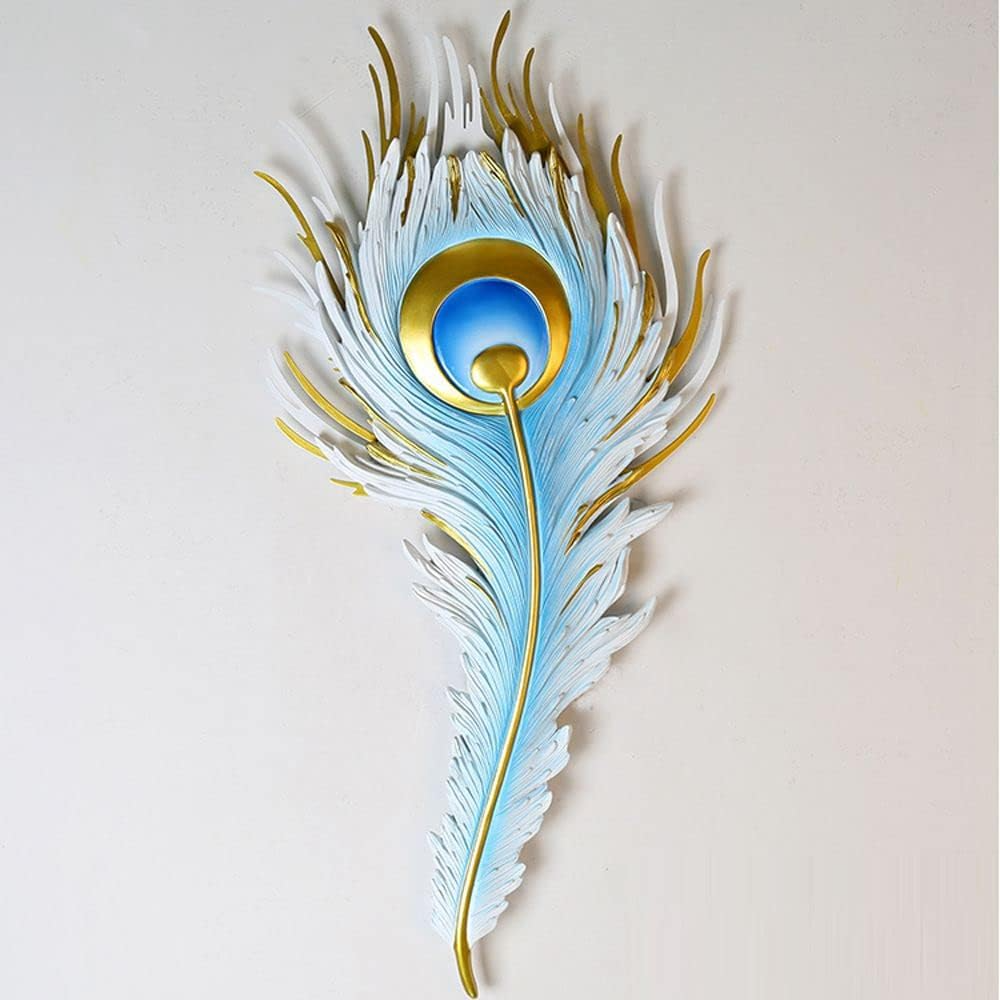 Resin Peacock Modern Wall Light