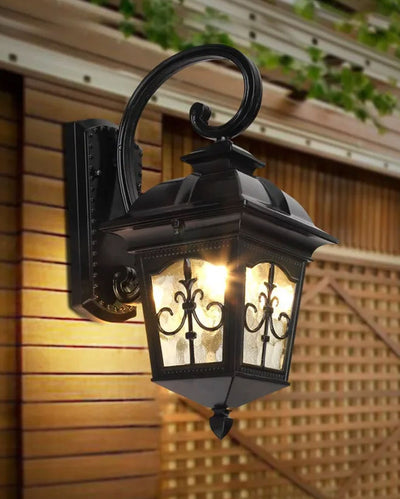 Traditional Exterior Wall Lights - Black