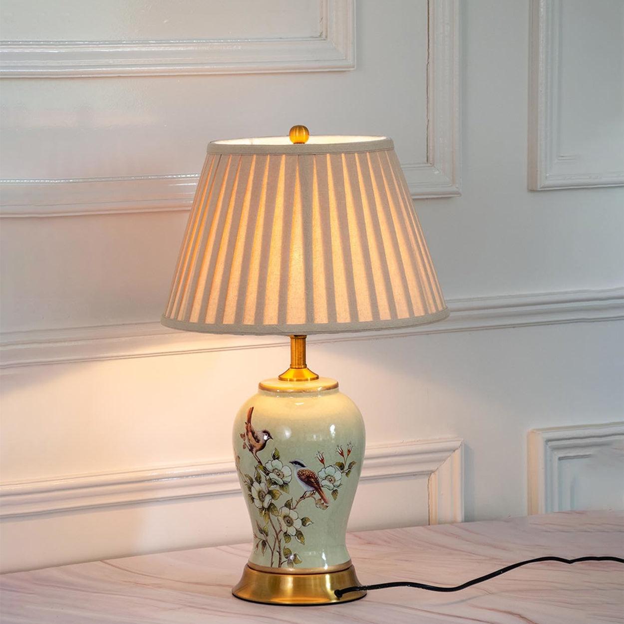 Infinite Petals Ceramic Table Lamp