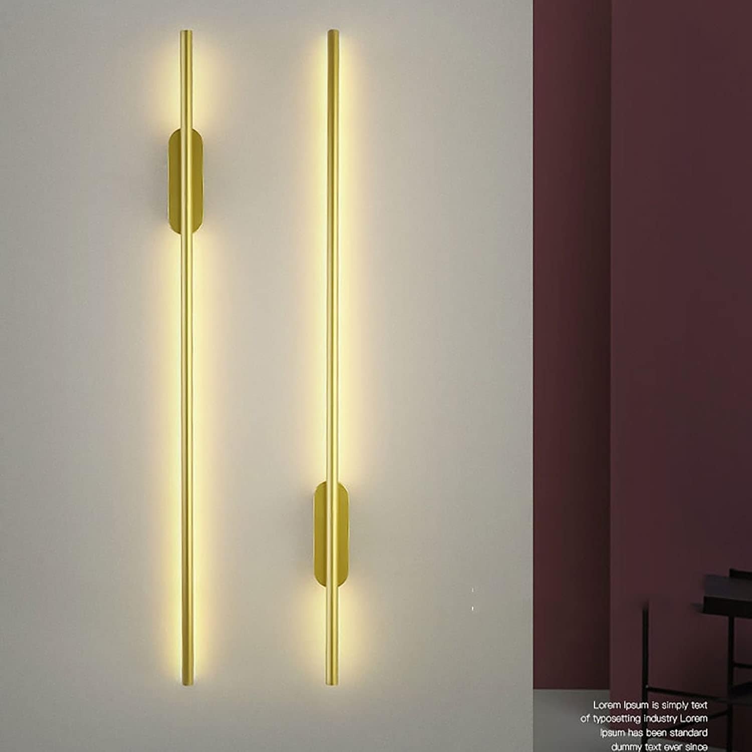 Modern 800mm LED Long Wall Light