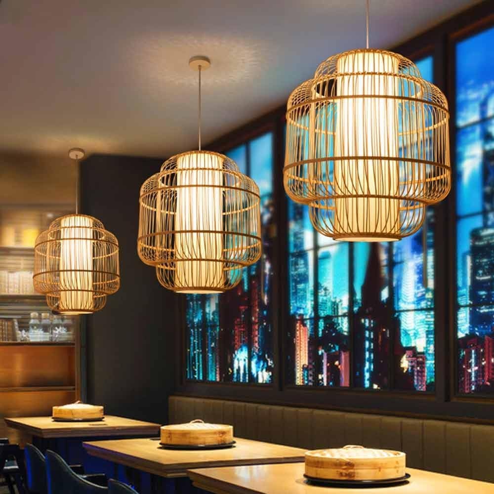 Bamboo Creative Pendant Light