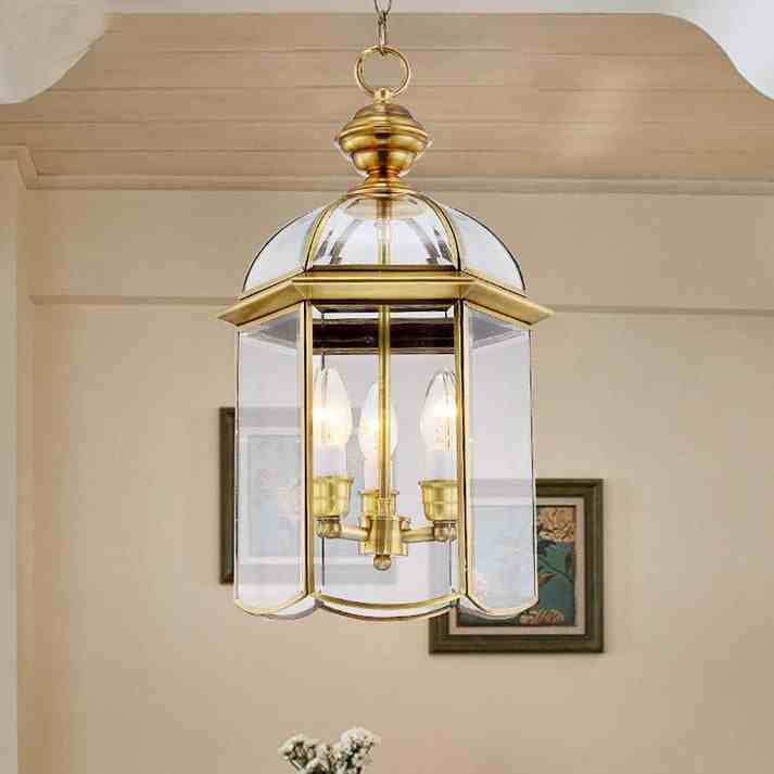 European Style Chandelier (Brass)