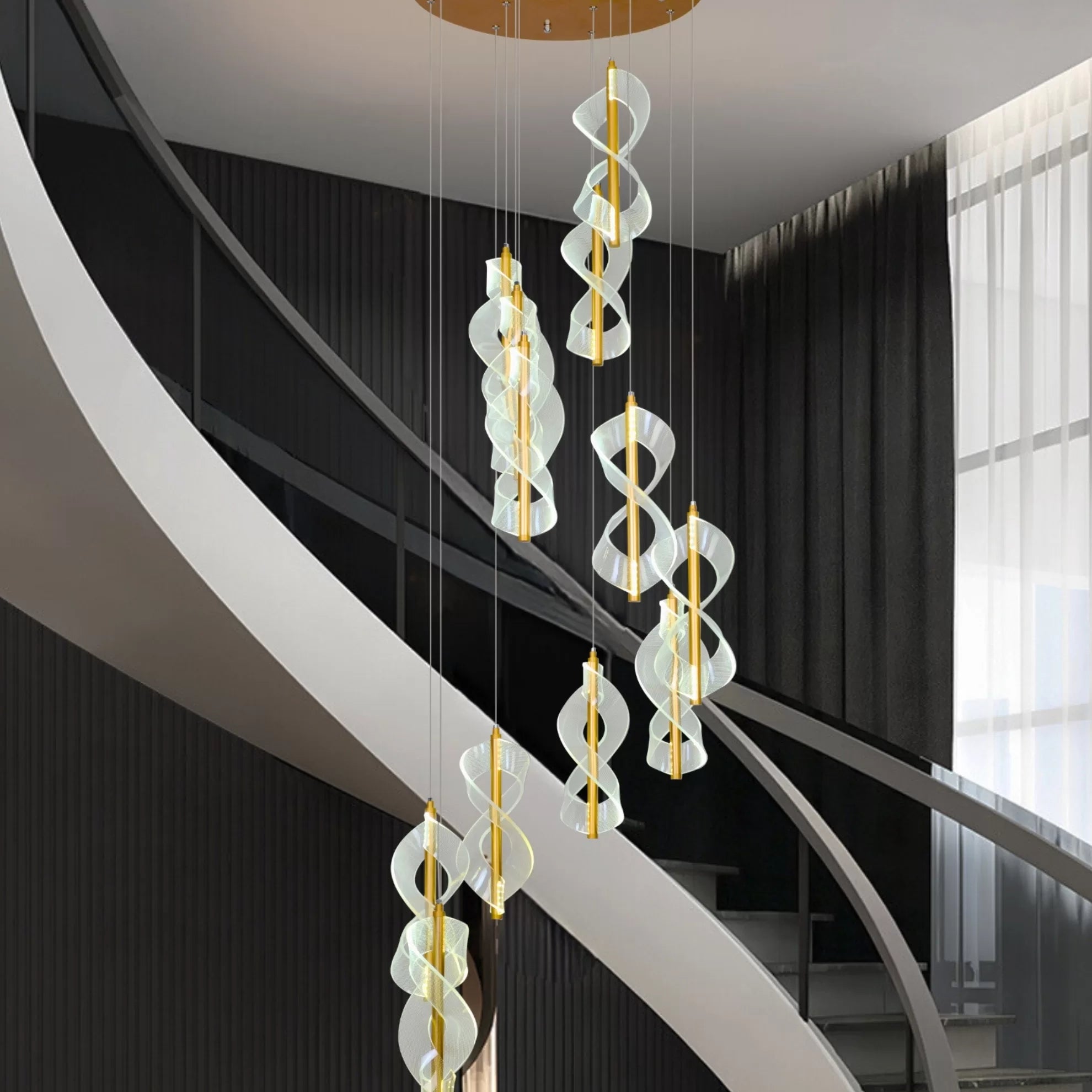 Lost in Curls Chandelier