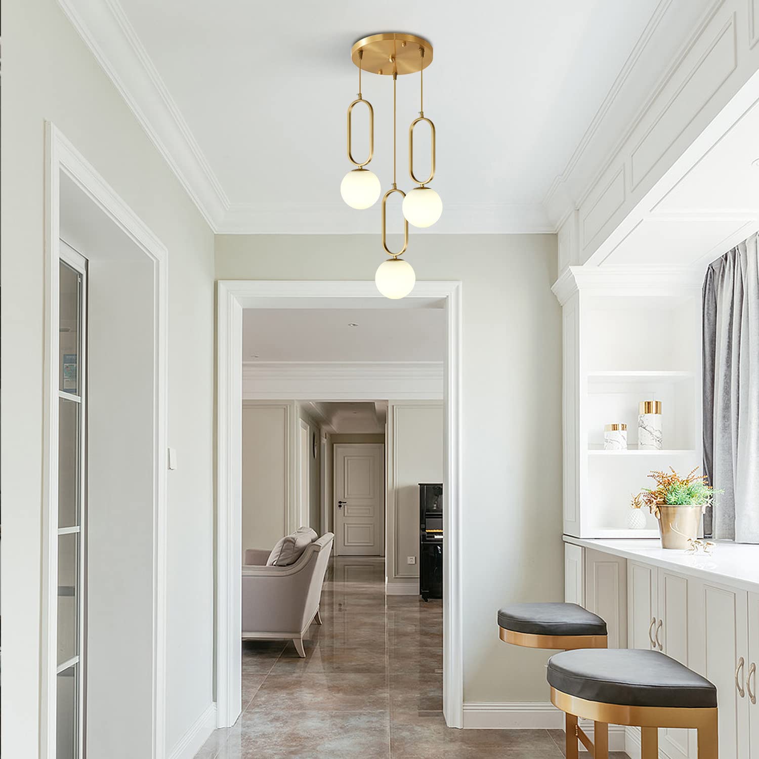 Globe Glass Pendant Light