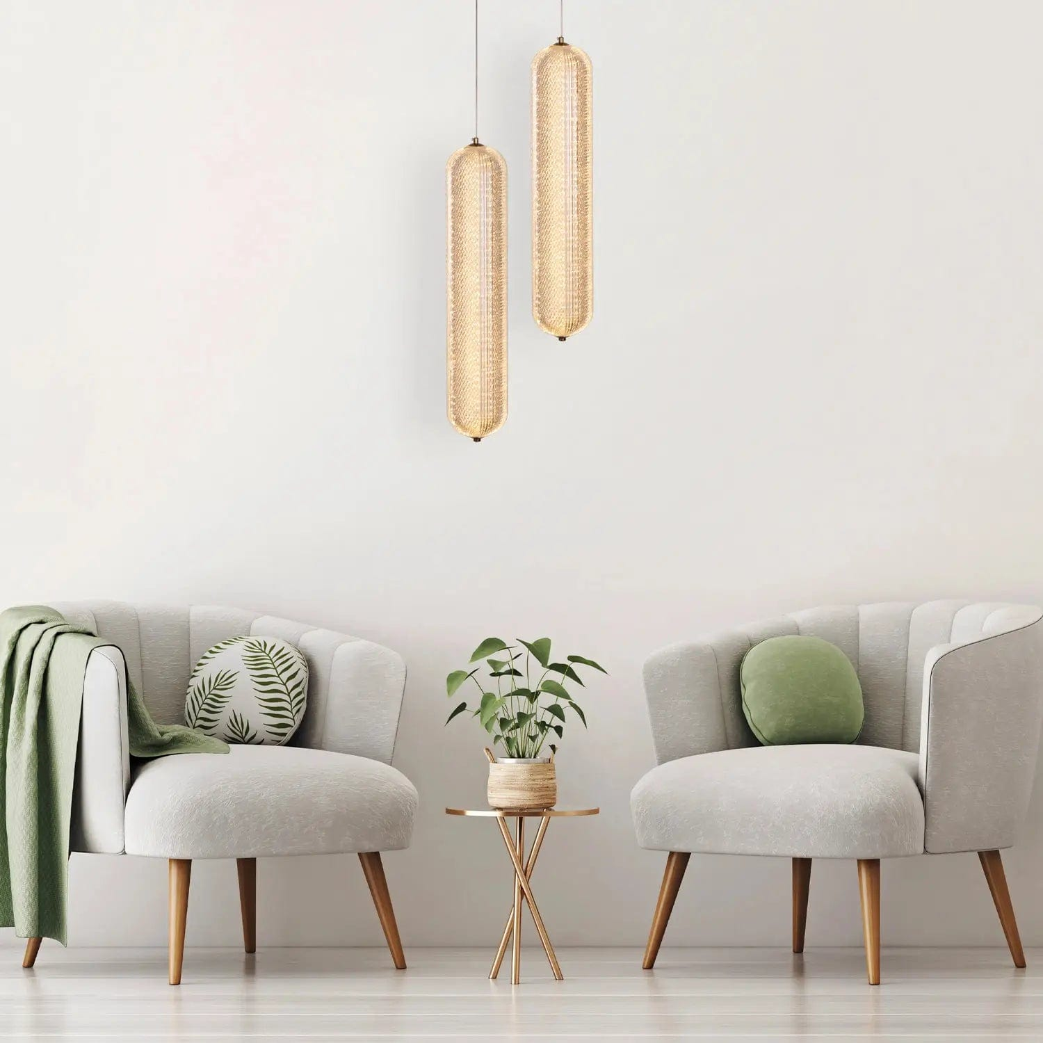 Glowfall Capsule Pendant Light