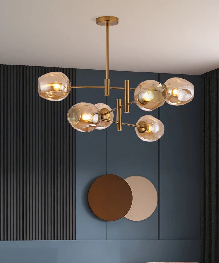 Modern Cup Type Lamp Shade Chandelier