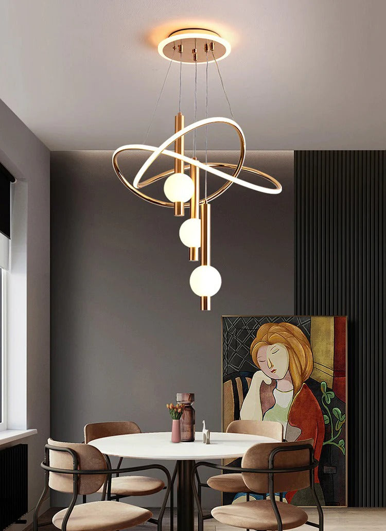 Graceful Curves Pendant Chandelier
