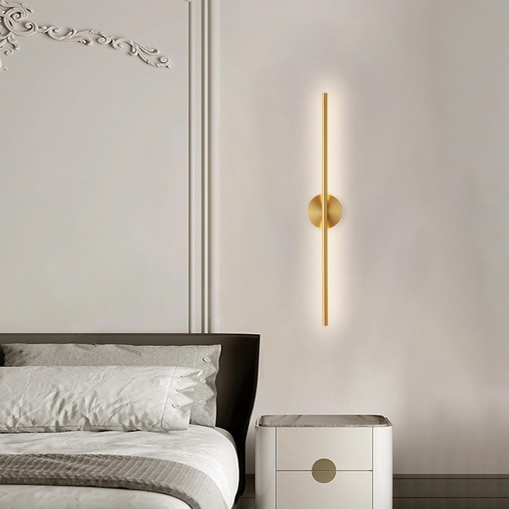 800 MM Copper Long Strip Wall Light Ultra Thin Linear Wall Light