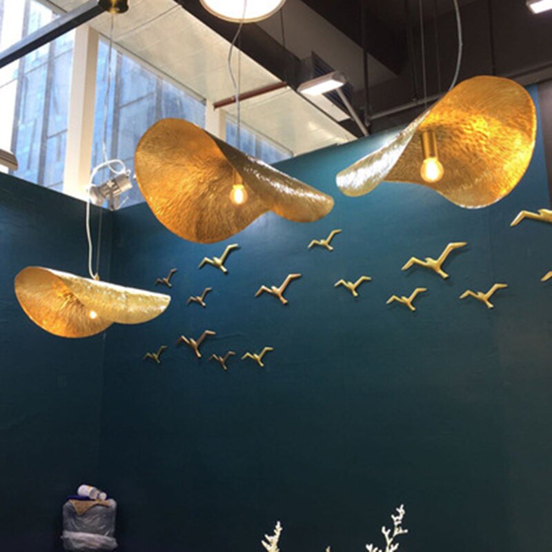 Verdant Foliage (Gold) Hanging Light