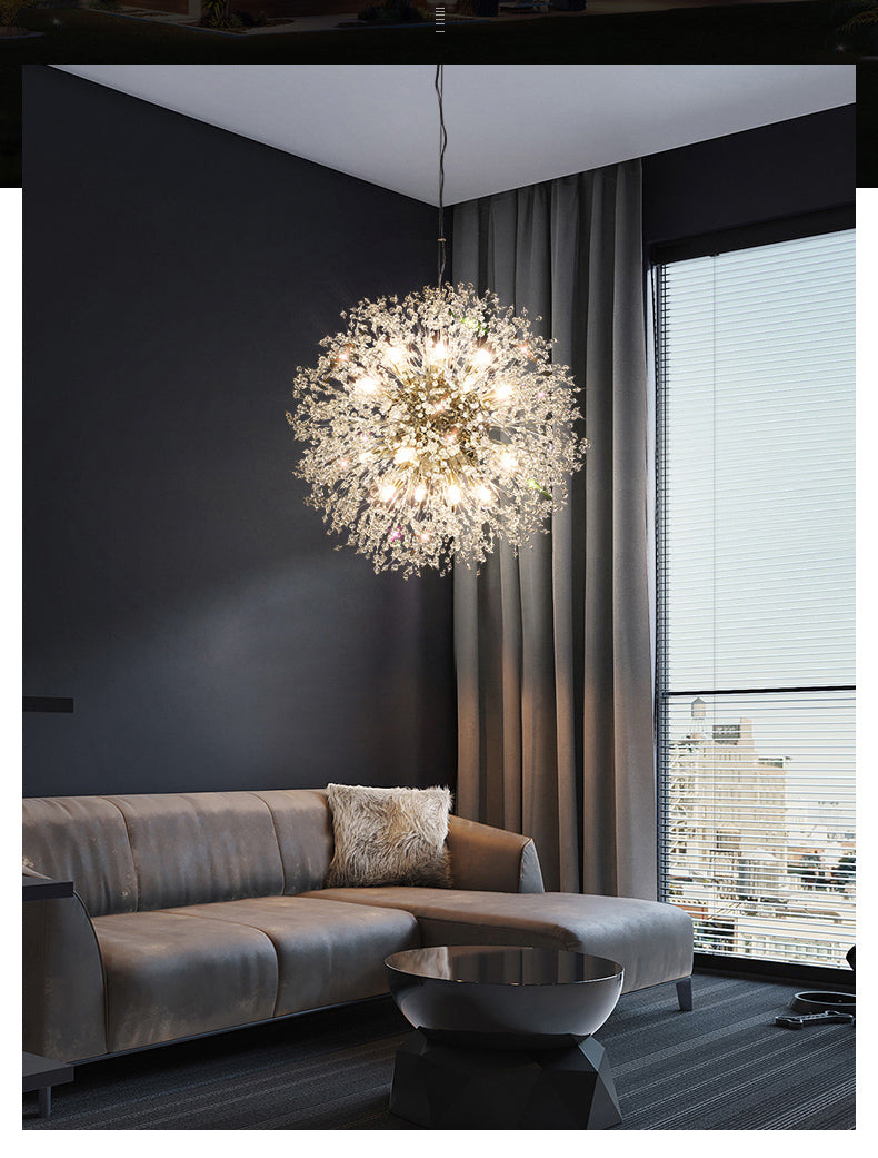 Reach the Stars (Spherical Golden) Chandelier 20 Inches Dia Hanging Light